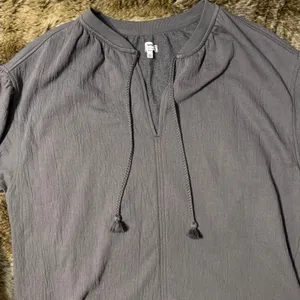 Aerie Easy Street Oversized Sweatshirt Gray Medium thumbnail 5