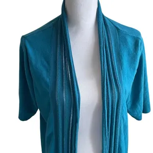 Lane Bryant Women Tunic Cardigan‎ Sweater 18/20 Teal Open Front Casual Office thumbnail 9