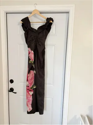 Acler Gifford Off-Shoulder Floral Linen Blend Maxi Dress thumbnail 4