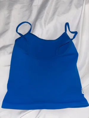 Blue Free People Tank Top thumbnail 4