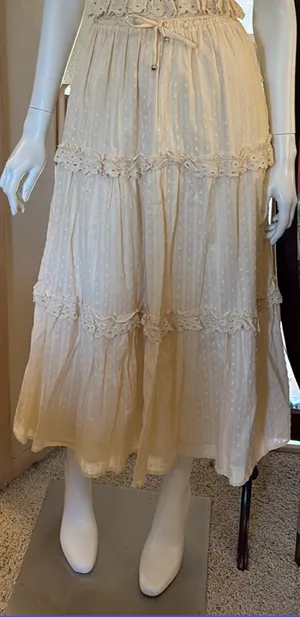 Mable long skirt Yellow thumbnail 1