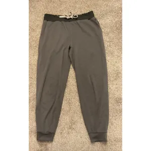 Vuori Lux Rib Performance Jogger Gray Ribbed Athleisure Lounge Pants, Size S thumbnail 6