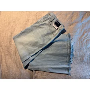 Old Navy Girls High Rise Baggy Flare Jeans Light Wash Adjustable Waist Size 18 thumbnail 7