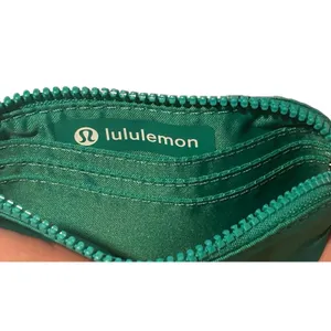 Lululemon Dual Pouch Wristlet & Clippable Card Pouch OS Green Teal NEW NWT thumbnail 12