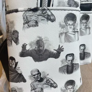 Loungefly Universal Monsters Icons Mini Backpack Frankenstein/Bride, Dracula NWT thumbnail 9