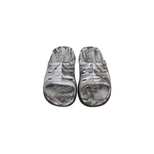 Hoka One One Ora Recovery Slide Swirl Gray White Slip On Sandals Women's 7 thumbnail 2