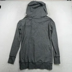 Lululemon 4 Wrap Up Jacket Heathered Gray Hoodie Wrapper French Terry Relaxed thumbnail 12
