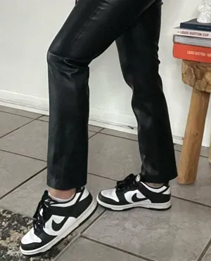 Zara Black Leather Pants thumbnail 13