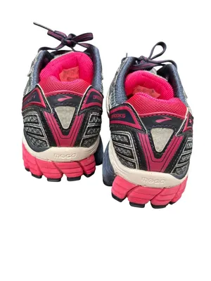 Brooks Ghost 6 wms black red walking running sneakers sz 8.5B SKU 10-705 thumbnail 11