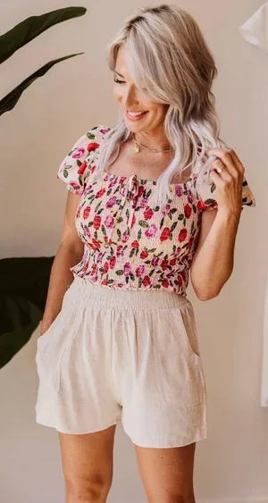 The Clothing Exchange Company Bouquet Smock Top thumbnail 3