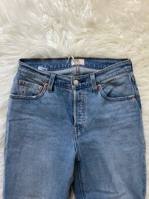 Levi’s 501 Curve Women’s Blue Denim Straight Jeans Size 26 thumbnail 3