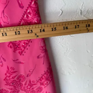 Studio‎ Y Y2K Juniors Size 9 Pink Fairy Asymmetrical Hem Prom HOCO Dress Floral thumbnail 9
