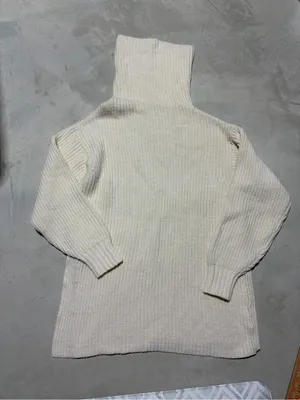 Free people Cream Turtleneck Knit Sweater - Women's Cozy small thumbnail 1