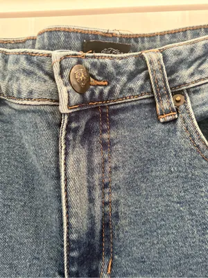 Ed Hardy Blue Graphic Embroidered Bootcut Jeans thumbnail 4