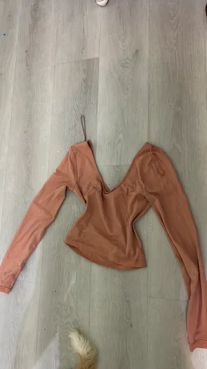 Lululemon Long Sleeve Top Orange Coral thumbnail 3