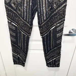 Calypso St. Barth Sequin Embellished Silk Jogger Pants thumbnail 6