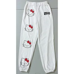 Hello Kitty White Graphic Sweats Sweatpants Joggers Pants Bottoms Size XS ❤️ thumbnail 2