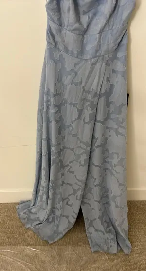 Lulus Slate Blue Maxi Formal Dress thumbnail 2