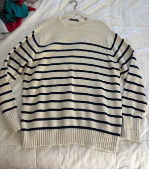 Brandy Melville Oversized Sweater Striped thumbnail 1