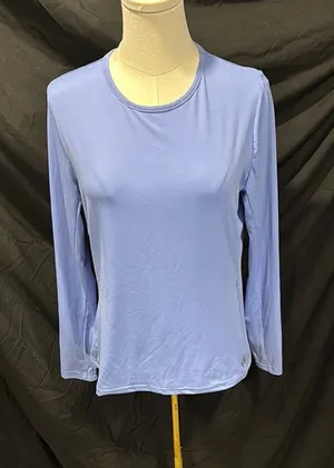 Hang Ten Periwinkle Long Sleeve Crewneck Top thumbnail 1