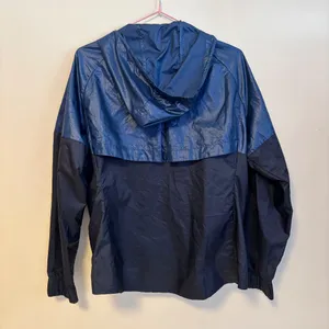 Nike Sportswear Windrunner Full Zip Windbreaker Rain Coat Jacket Blue Womens M thumbnail 3