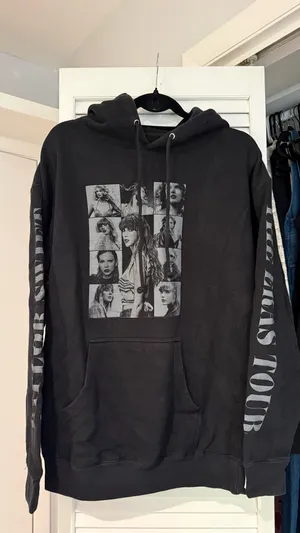 Taylor Swift Black Eras Tour Hoodie thumbnail 2