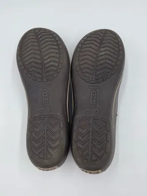 Crocs Crocband Winter Flats Mary Jane Shoes Women's Size 9 Brown Lined Y2K thumbnail 8