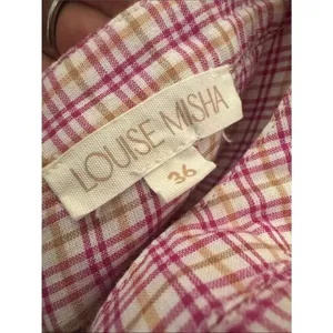 Louise Misha Livie blouse Fuchsia Tartan Joy 36 thumbnail 5
