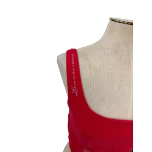 The Mayfair Group‎ Language of the Universe Corset Ember Red Graphic Top S/M thumbnail 6