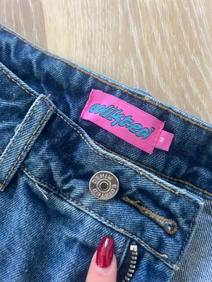 Edikted Denim Mini Skort thumbnail 4