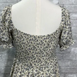 Better Be Floral Mini dress with Puff Sleeves thumbnail 5