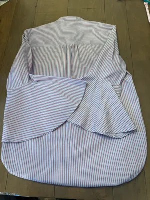 Anthropologie Maeve Size 2 XS Bell-Sleeve Poplin Buttondown Shirt thumbnail 4