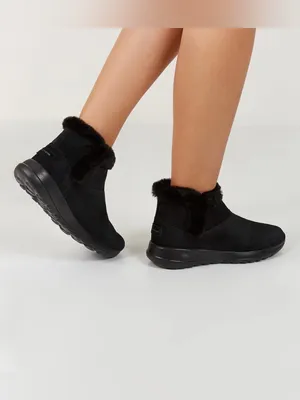 Skechers Boots Womens 9.5 On the Go Joy Bundle Up Winter Bootie 14610 Black Sued thumbnail 13