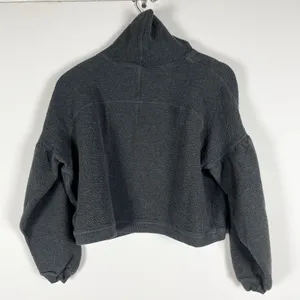 Lululemon Women's Peaceful Moments Pullover Turtleneck Heathered Graphite Grey thumbnail 3