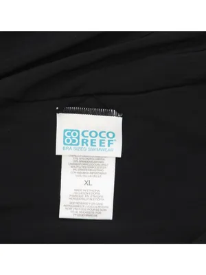 NWT Coco Reef Womens Soar Ultra High Swim Skirt U95396 Black XL thumbnail 5