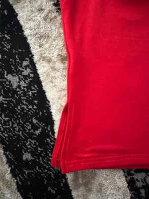 Amazon Red Ruched V-Neck Tank Top  thumbnail 4