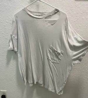 We the free / Free People Ripped Tshirt thumbnail 1