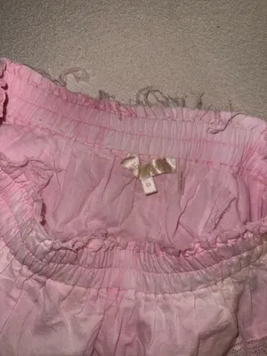 Love Shack Fancy Mini Skirt Ruffle Pink thumbnail 2
