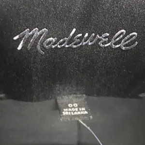 Madewell Vest Womens Size‎ 00 Crewneck Cutaway Drapey Twill True Black NZ980 thumbnail 6