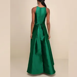 Lulus Broadway Show Emerald Green High-Low Gown thumbnail 13