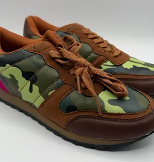 Dollhouse Camo Platform Sneakers Brown Pink Y2K Chunky Women’s 7 thumbnail 1