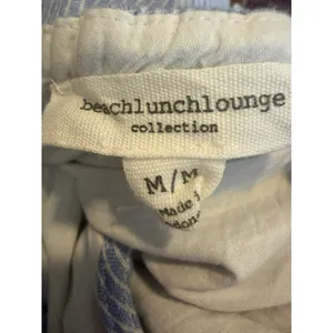 Beachlunchlounge Womens Light Blue One Shoulder Ruffle Linen‎ Blend Shift Dress thumbnail 3