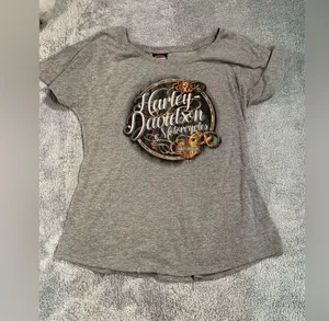 Harley Davidson six bends fort myers florida angel wings tee thumbnail 1
