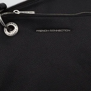 French Connection Lara Pebble Double Slim Pouches Wristlet Black thumbnail 4