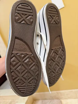 University of Alabama Crimson Tide White High-Top Converse Sneakers 7.5 - Flaw thumbnail 5