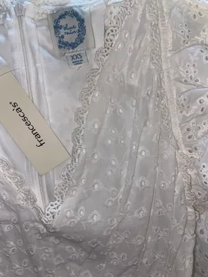 Francesca's White midi dress thumbnail 6