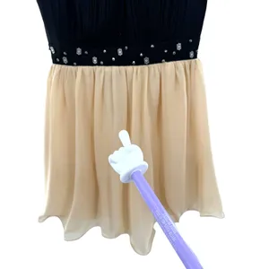 Little Mistress Black‎ Beaded Cap Sleeve Skater Dress Peach Chiffon Skirt thumbnail 3