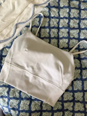 Lululemon Tank Cropped white 0 thumbnail 1