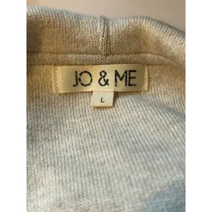 Jo & Me wool cashmere blend long cardigan sweater Large soft business casual thumbnail 5