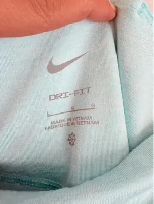 Nike Dri-FIT Aqua Blue Leggings L thumbnail 2
